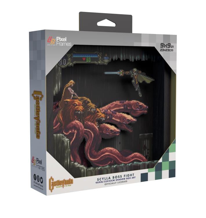 Castlevania: Symphony of the Night Scylla Boss Fight Pixel Frame (9x9) Gallery Image 7