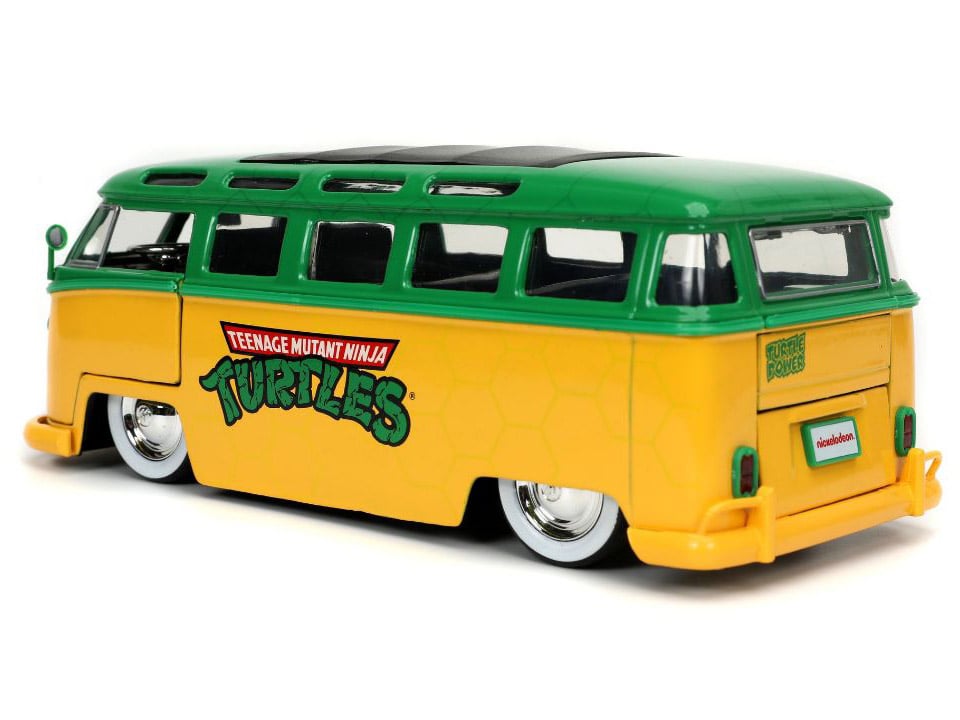 Teenage Mutant Ninja Turtles 1/24 Scale Die-Cast 1962 Volkswagen Bus with Leonardo Gallery Image 6