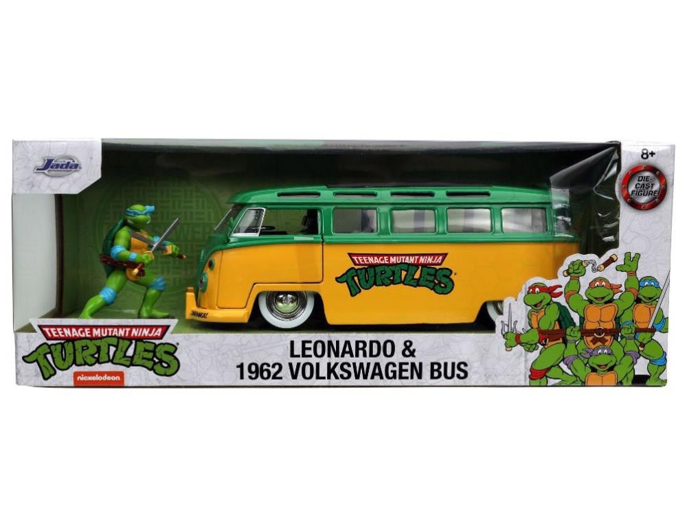 Teenage Mutant Ninja Turtles 1/24 Scale Die-Cast 1962 Volkswagen Bus with Leonardo Gallery Image 8