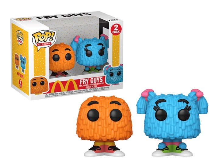 McDonald's Pop! Ad Icons Fry Guys (Orange & Blue) Two-Pack Gallery Image 1