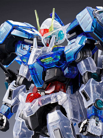 Mobile Suit Gundam 00V MG Gundam 00 XN Raiser (Clear Color) Gunpla Expo Tokyo 2020 1/100 Scale Exclusive Model Kit Gallery Image 2