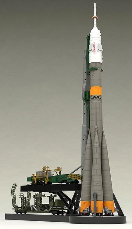 Soyuz Rocket & Transport Train 1/150 Scale Model Kit (Reissue) Gallery Image 4