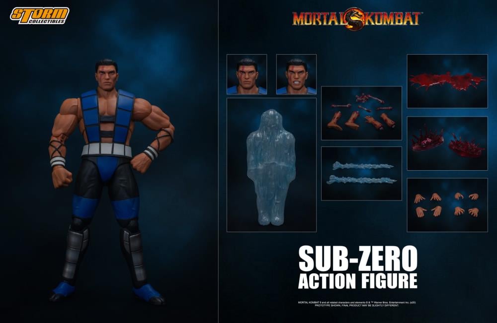 Mortal Kombat 3 VS Series Sub-Zero (Unmasked) 1/12 Scale Figure Gallery Image 21