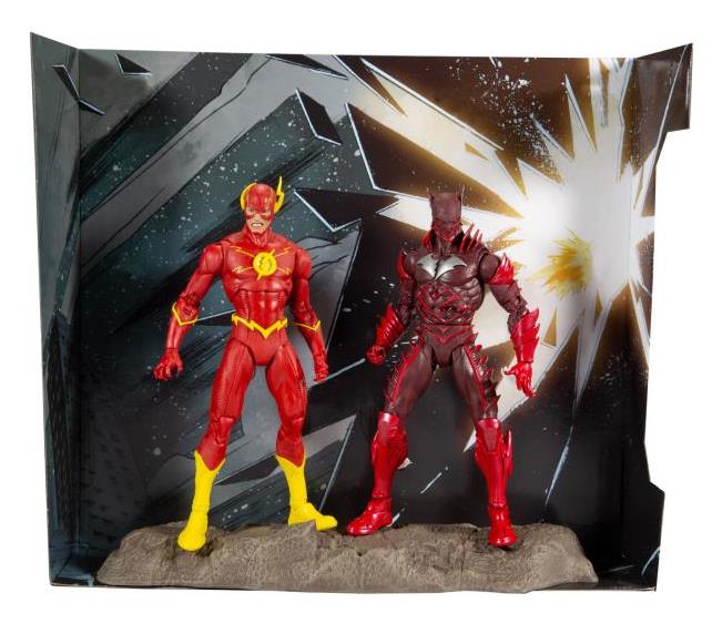 Dark Nights: Metal DC Multiverse Earth -52 Batman (Red Death) & The Flash Action Figure Two-Pack Gallery Image 12