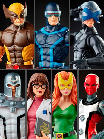 X-Men Marvel Legends Wave 6 Set of 7 Action Figures (Tri Sentinel BAF) Gallery Image 2