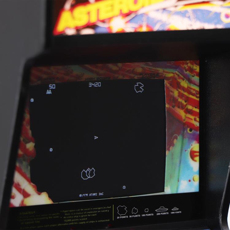 Asteroids RepliCade Amusements 1/6 Scale Limited Edition Arcade Cabinet Gallery Image 6