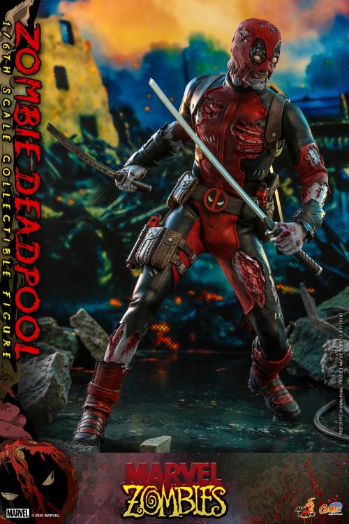 Marvel Zombies CMS06 Zombie Deadpool 1/6 Scale Collectible Figure Gallery Image 11