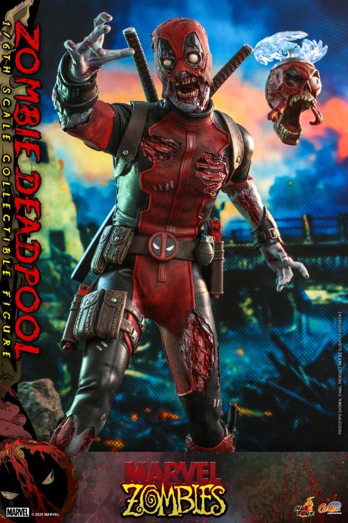 Marvel Zombies CMS06 Zombie Deadpool 1/6 Scale Collectible Figure Gallery Image 7