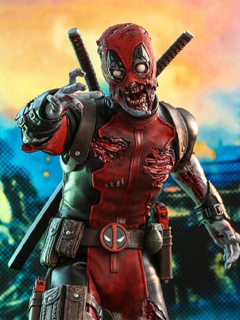 Marvel Zombies CMS06 Zombie Deadpool 1/6 Scale Collectible Figure Gallery Image 2
