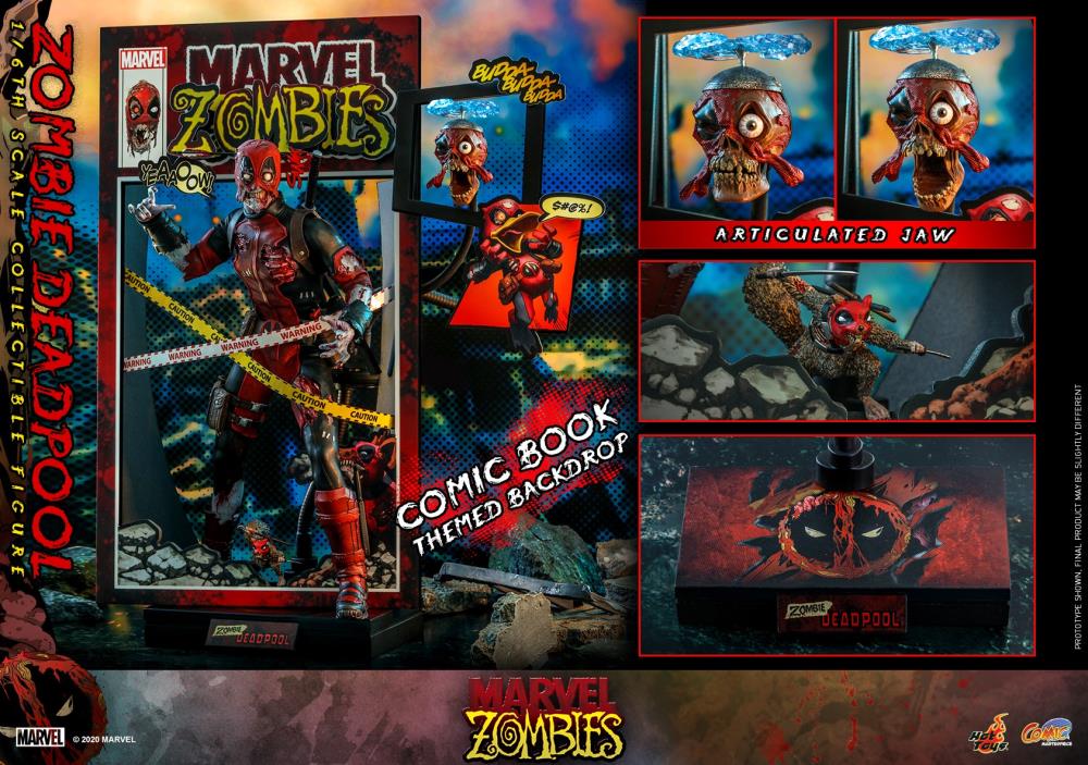 Marvel Zombies CMS06 Zombie Deadpool 1/6 Scale Collectible Figure Gallery Image 25