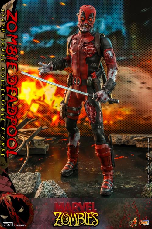 Marvel Zombies CMS06 Zombie Deadpool 1/6 Scale Collectible Figure