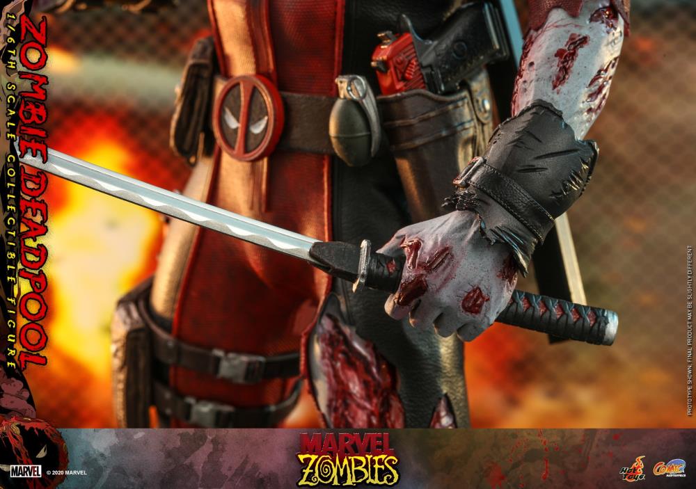 Marvel Zombies CMS06 Zombie Deadpool 1/6 Scale Collectible Figure Gallery Image 19