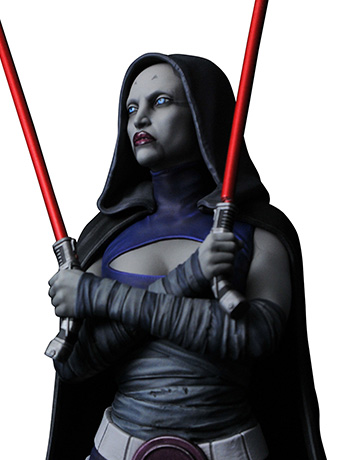 Star Wars: The Clone Wars Asajj Ventress 1/6 Scale Limited Edition Bust Gallery Image 2