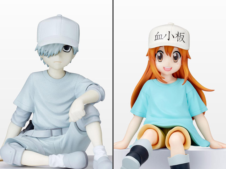 Cells at Work! Platelet & White Blood Cell (Perching) Set of 2 Premium Figures Gallery Image 1