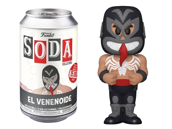 Marvel Lucha Libre Vinyl Soda Venom Limited Edition Figure Gallery Image 1