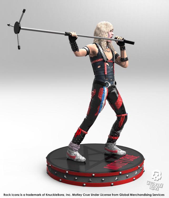 Motley Crue Rock Iconz Vince Neil 1/9 Scale Statue Gallery Image 6