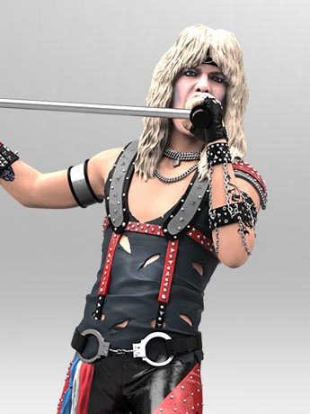 Motley Crue Rock Iconz Vince Neil 1/9 Scale Statue Gallery Image 2