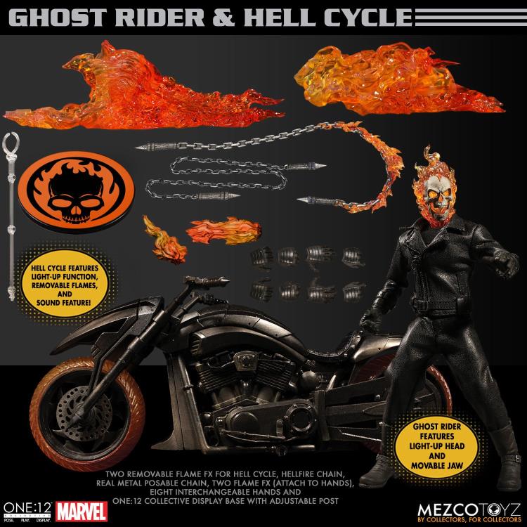 Marvel One:12 Collective Ghost Rider & Hell Cycle Set Gallery Image 20