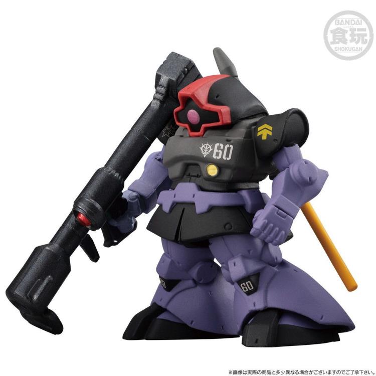 Gundam FW Gundam Converge #9 Black Tri-Stars Zaku II High Mobility Type & Dom Set of 6 Figures Gallery Image 7
