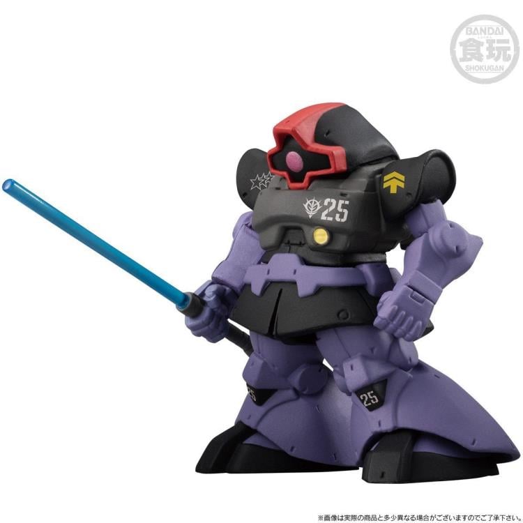 Gundam FW Gundam Converge #9 Black Tri-Stars Zaku II High Mobility Type & Dom Set of 6 Figures Gallery Image 9