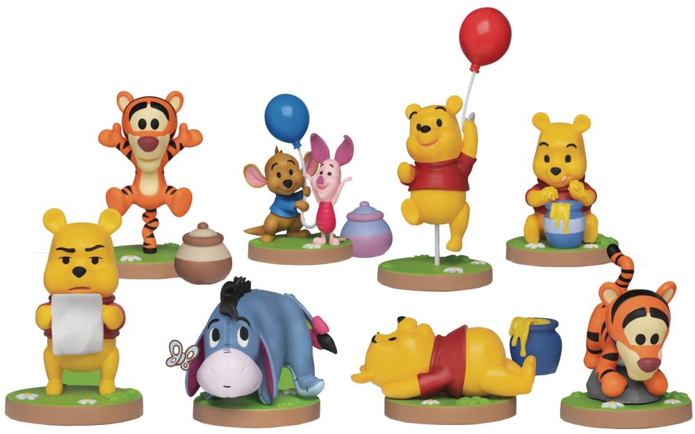Winnie the Pooh Mini Egg Attack MEA-020 Boxed Set of 8 Figurines
