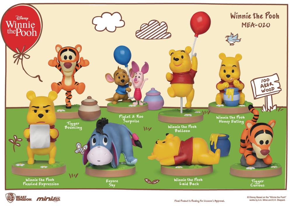 Winnie the Pooh Mini Egg Attack MEA-020 Boxed Set of 8 Figurines