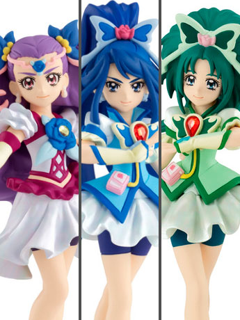 Yes! PreCure 5 GoGo! Cutie Figure Premium B Exclusive Set of 3 Figures Gallery Image 2