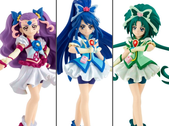 Yes! PreCure 5 GoGo! Cutie Figure Premium B Exclusive Set of 3 Figures Gallery Image 1