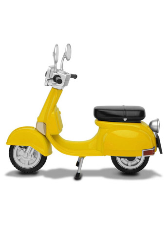 Motorbike Classic Style (Yellow) 1/12 Scale Figure Accessory (EAA-A03Y) Gallery Image 2