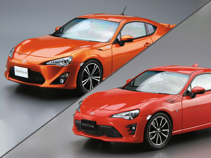 トヨタ　86 Toyota 86 ZN6 (2016 and 2012) 1/24 Scale Model Kit