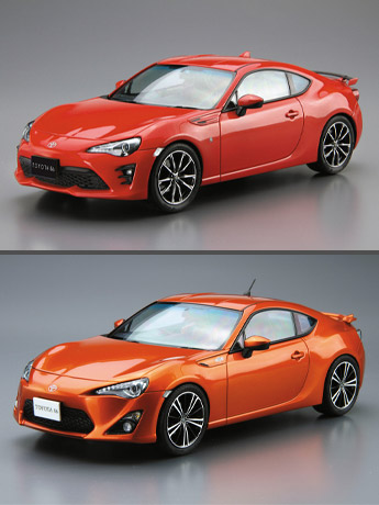 Toyota 86 ZN6 (2016 and 2012) 1/24 Scale Model Kit