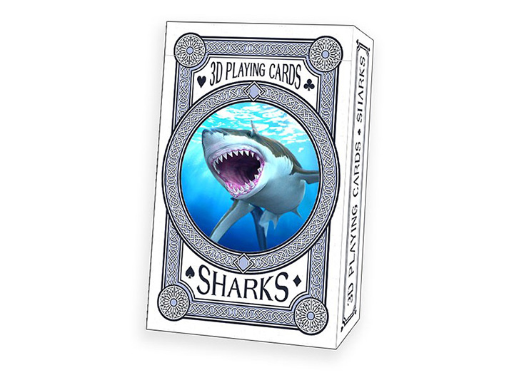 Sharks 3D Playing Cards Gallery Image 1