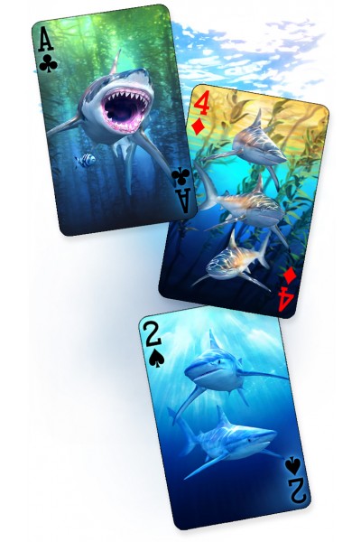 Sharks 3D Playing Cards Gallery Image 3