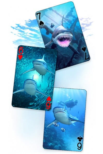 Sharks 3D Playing Cards Gallery Image 4