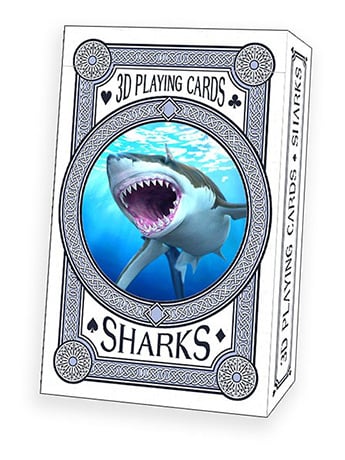 Sharks 3D Playing Cards Gallery Image 2