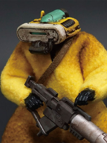 Acid Rain FAV Viva La Loca Luggans Bosniaque Exclusive Action Figure Gallery Image 2