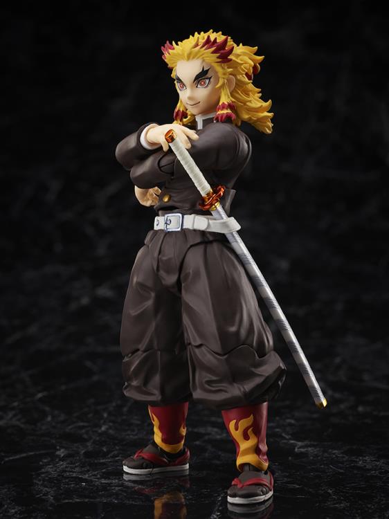 Demon Slayer: Kimetsu no Yaiba The Movie: Mugen Train BUZZmod. Rengoku Kyojuro 1/12 Scale Action Figure Gallery Image 5