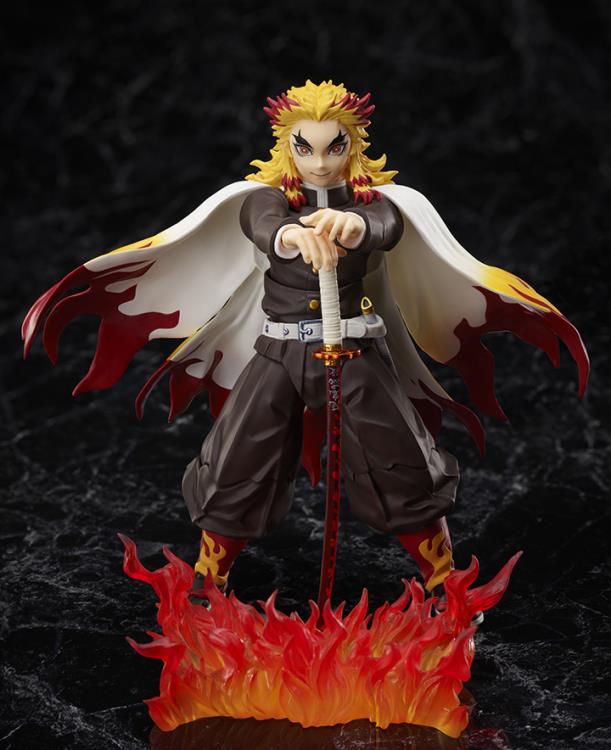 Demon Slayer: Kimetsu no Yaiba The Movie: Mugen Train BUZZmod. Rengoku Kyojuro 1/12 Scale Action Figure Gallery Image 3