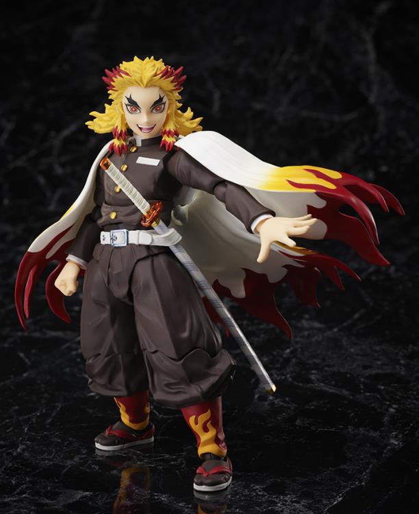 Demon Slayer: Kimetsu no Yaiba The Movie: Mugen Train BUZZmod. Rengoku Kyojuro 1/12 Scale Action Figure Gallery Image 4