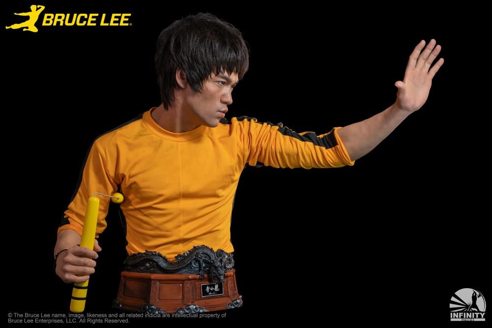 Death Game Bruce Lee Limited Edition Life-Size Bust Gallery Image 4
