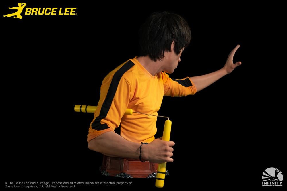 Death Game Bruce Lee Limited Edition Life-Size Bust Gallery Image 5