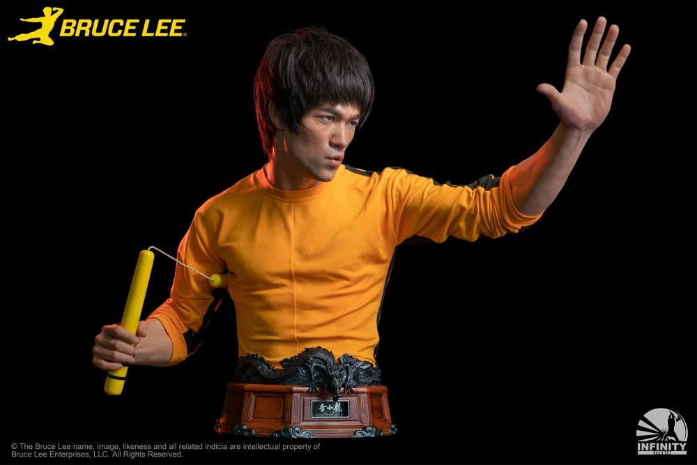 Death Game Bruce Lee Limited Edition Life-Size Bust Gallery Image 3