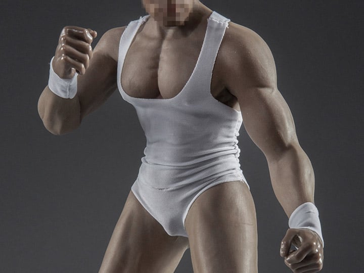 Super-Flexible Male Seamless 1/6 Scale Dark Tone Strong Body (PS)