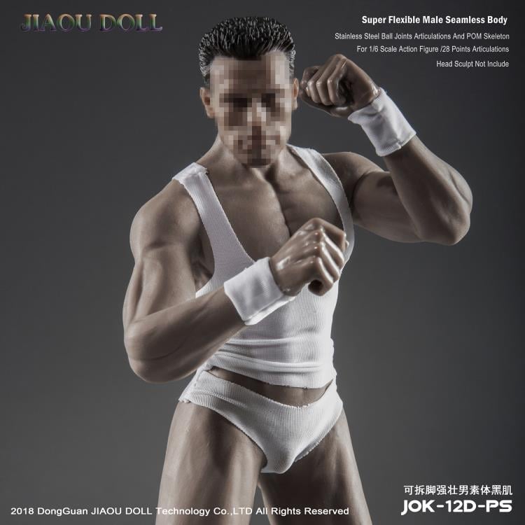 Super-Flexible Male Seamless 1/6 Scale Dark Tone Strong Body (PS) Gallery Image 3