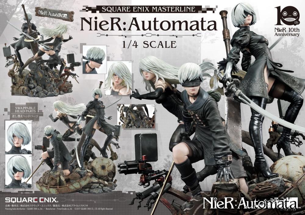 NieR: Automata Masterline 1/4 Scale Statue Gallery Image 72