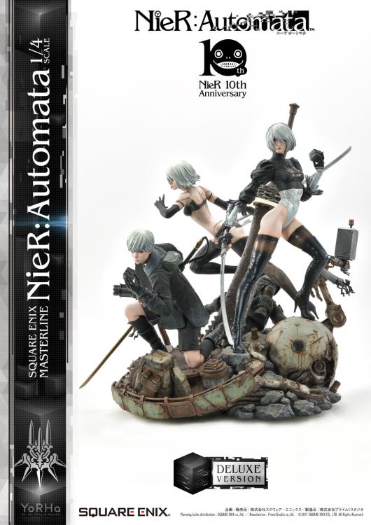 NieR:Automata 1/4 Scale　Deluxe ニーアオートマタ NieR: Automata Masterline 1/4 Scale Statue | BigBadToyStore