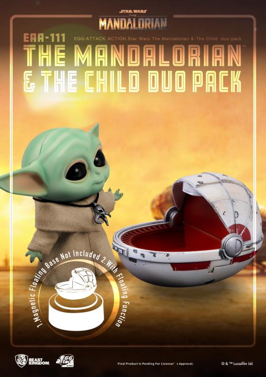 The Mandalorian Egg Attack Action EAA-111 The Mandalorian & The Child Duo Pack Gallery Image 9
