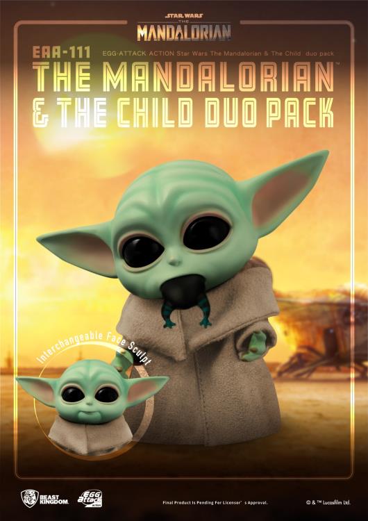 The Mandalorian Egg Attack Action EAA-111 The Mandalorian & The Child Duo Pack Gallery Image 8