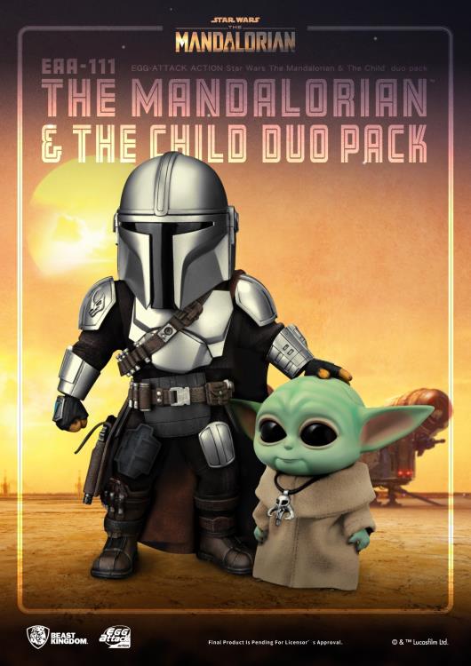 The Mandalorian Egg Attack Action EAA-111 The Mandalorian & The Child Duo Pack Gallery Image 4