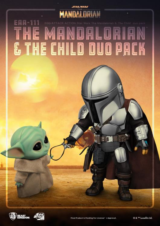 The Mandalorian Egg Attack Action EAA-111 The Mandalorian & The Child Duo Pack Gallery Image 6